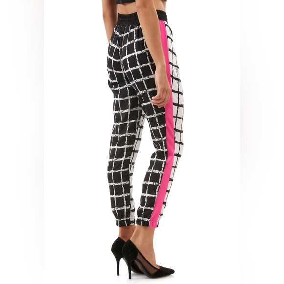 Mustard Seed Windowpane Checked Joggers - Picture 6 of 8